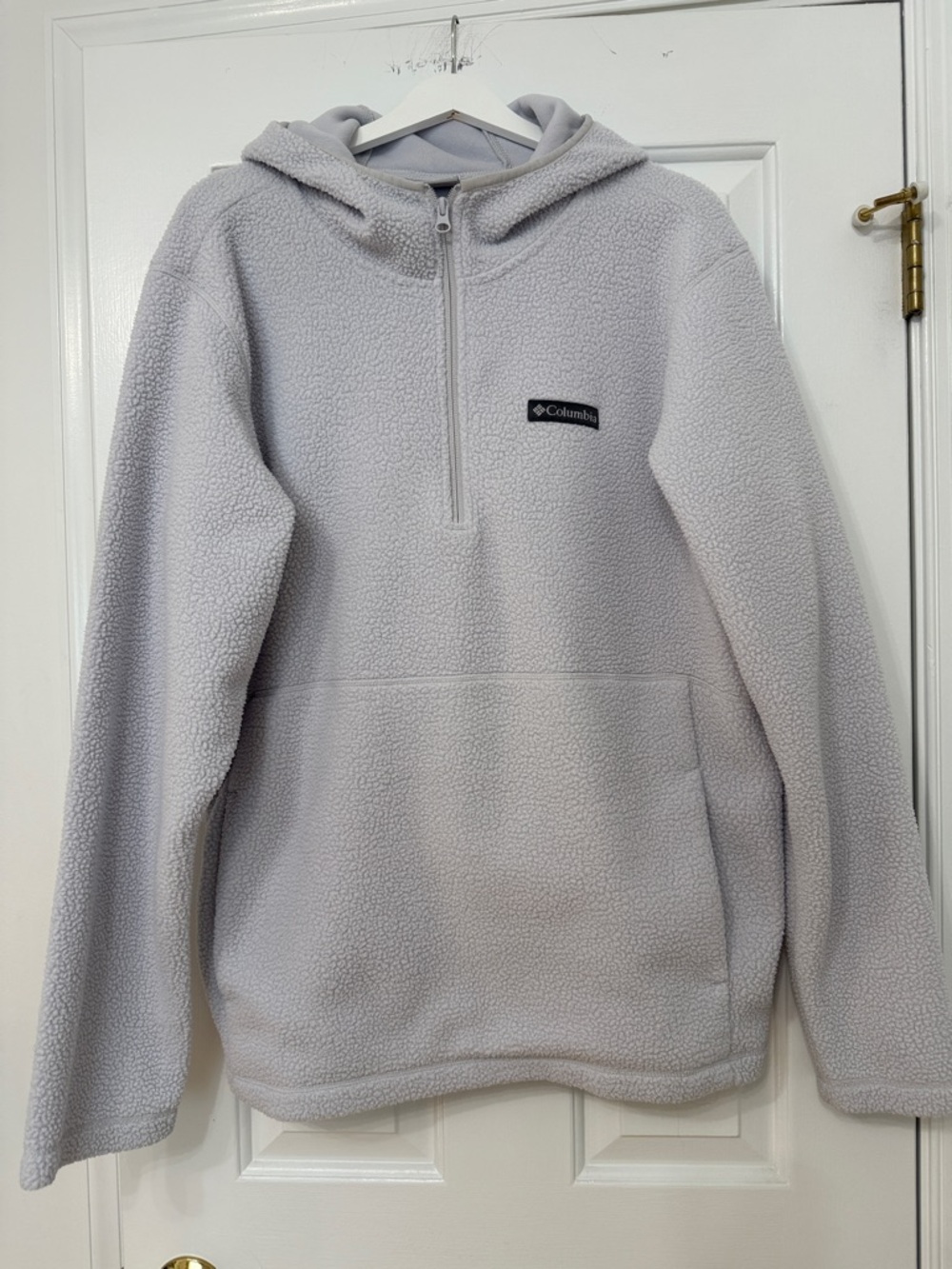 Columbia Women’s Light Purple Half-Zip Sherpa Hoodie